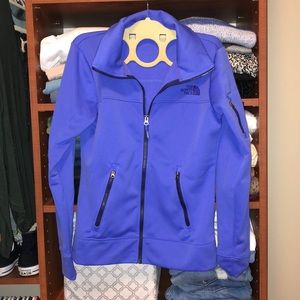 Purple north face jacket